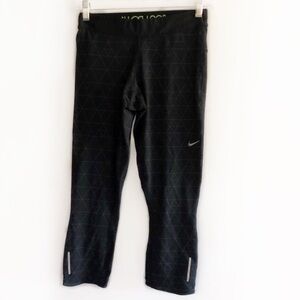 Nike Dri-Fit leggings black with triangular design